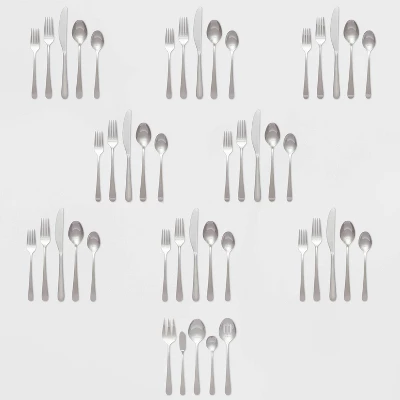 45pc Harrington Flatware Set Silver - Threshold™ 45pc Harrington Flatware Set Silver - Threshold™ -WarmWhisper Store GUEST 014afb64 117b 4392 b63f f9512793ab79