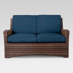 Halsted Wicker Patio Loveseat - Threshold 3 Halsted Wicker Patio Loveseat - Threshold -WarmWhisper Store GUEST 015572ac 0574 4d81 a904 e46380cf37f7
