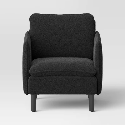 Square Back Accent Chair Black - Threshold™ Square Back Accent Chair Black - Threshold™ -WarmWhisper Store GUEST 0553f864 81a9 4300 bab0 c745aae96a83