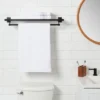 Modern Towel Rack Black - Threshold™