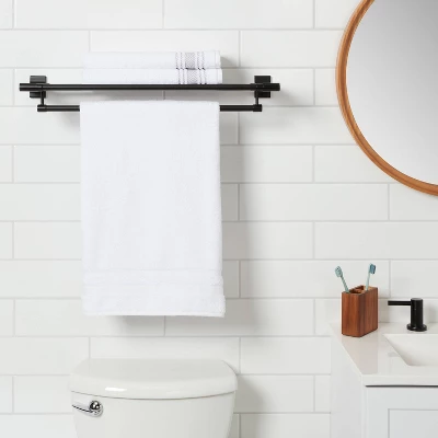 Modern Towel Rack Black - Threshold™ Modern Towel Rack Black - Threshold™ -WarmWhisper Store GUEST 06a654f7 7422 440d b976 88652fb12282