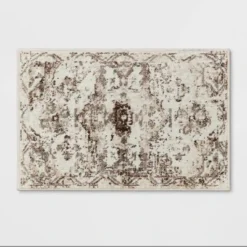 Stanfield Companion Distressed Scroll Area Rug Cream - Threshold™ -WarmWhisper Store GUEST 0726d2b4 5e5f 4492 8635 4c8273a2e480