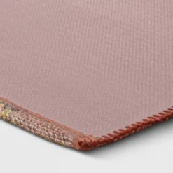 Southbury Washable Printed Diamond Persian Style Rug Rust - Threshold™ -WarmWhisper Store GUEST 0937930e 7b4d 40df a390 3739f7c9d169