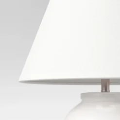 Turned Ceramic Table Lamp White - Threshold™ -WarmWhisper Store GUEST 0b3c6c19 80cc 4574 ab6e 87d1211fd431