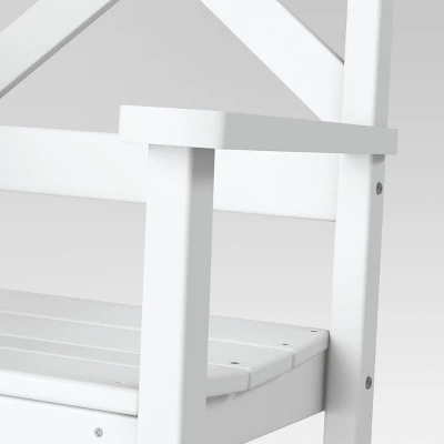 Shawboro POLYWOOD Patio Rocking Chair - White - Threshold™ Shawboro POLYWOOD Patio Rocking Chair - White - Threshold™ -WarmWhisper Store GUEST 0ba5cf9c 7971 40b0 9789 8c0292d6fa94