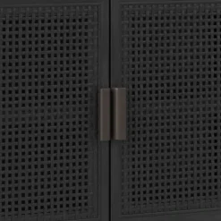 Minsmere 2 Door Cabinet - Black - Threshold™ -WarmWhisper Store GUEST 11029cd3 2a02 4cc1 8124 5c5bb00c1377