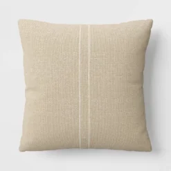 Textured Linen Striped Throw Pillow Neutral - Threshold™ -WarmWhisper Store GUEST 12a0647f 85ef 4ff3 a12c e3cc27130eda