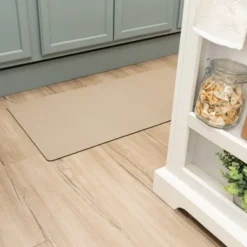 20" X 40" Low Profile Charmed Manor Patterned Polyurethane Kitchen Mat With Foam Rubber Backing - Threshold™ -WarmWhisper Store GUEST 17d1ed57 cd1a 4da1 8483 56117f3680bd