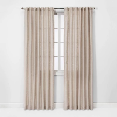 1pc Light Filtering Linen Window Curtain Panel - Threshold™ 1pc Light Filtering Linen Window Curtain Panel - Threshold™ -WarmWhisper Store GUEST 18777f31 c97b 47b0 9ea1 a1d75e72096d