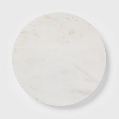 14" Marble and Wood Lazy Susan White - Threshold™ 14" Marble And Wood Lazy Susan White - Threshold™ -WarmWhisper Store GUEST 1aa8e936 8cdc 4663 a1f2 624e69eb10f5