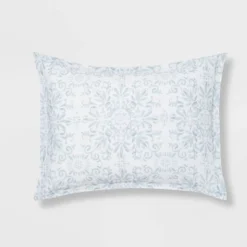 7pc Medallion Comforter Bedding Set With Sheets Blue - Threshold™ -WarmWhisper Store GUEST 1b3805ea 46f0 414b 99d5 1915257d6441