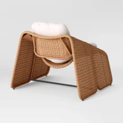 2pc Wexler Statement Chair With Ottoman - Brown - Threshold™ -WarmWhisper Store GUEST 1cd4fe04 ca08 4740 96d1 0e0af605870e