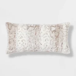 Snow Leopard Ombre Faux Fur Throw Pillow - Threshold™ -WarmWhisper Store GUEST 1e817be4 3c62 4c19 a8dd 3d56b4661eb3