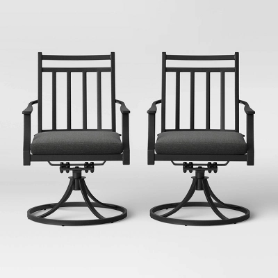 Fairmont 2pk Metal Patio Swivel Rocking Dining Chair - Threshold Fairmont 2pk Metal Patio Swivel Rocking Dining Chair - Threshold -WarmWhisper Store GUEST 1e9b80f3 fa2a 4195 8a24 8c87b2112c2f