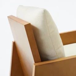 Duchesne Wood Accent Chair With Upholstered Seat And Back Cream - Threshold™ Designed With Studio McGee -WarmWhisper Store GUEST 1ecafbd8 6d75 4499 8aae 1b3b6724b1ee