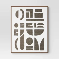 (Set Of 2) 24" X 30" Morphology Framed Wall Canvases Gold - Threshold™ -WarmWhisper Store GUEST 1ee8c9f8 655d 4fcd 9f55 dd08e8410dee