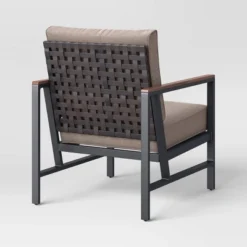 Oak Park 3pc Patio Chat Set - Threshold™ -WarmWhisper Store GUEST 20115805 8a54 40db 8613 11dc096509d6