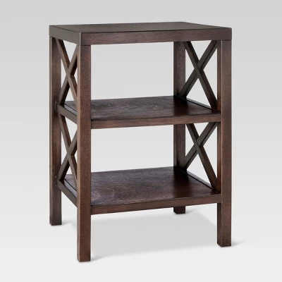 Owings End Table with 2 Shelves (Not Assembled) Espresso - Threshold™ Owings End Table With 2 Shelves (Not Assembled) Espresso - Threshold™ -WarmWhisper Store GUEST 2414a8f7 f30e 4a8e a8c1 545ddf5fa7e5