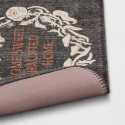 1'8"x2'10" Washable 'Home Sweet Haunted Home' Accent Rug - Threshold™ 2 1'8"x2'10" Washable 'Home Sweet Haunted Home' Accent Rug - Threshold™ -WarmWhisper Store GUEST 24967322 6367 4650 a198 4d0c198ce04e