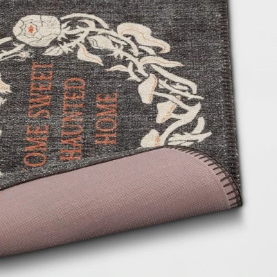 1'8"x2'10" Washable 'Home Sweet Haunted Home' Accent Rug - Threshold™ 1'8"x2'10" Washable 'Home Sweet Haunted Home' Accent Rug - Threshold™ -WarmWhisper Store GUEST 24967322 6367 4650 a198 4d0c198ce04e