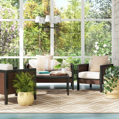 Bryant 2pk Faux Wood Patio Club Chairs - Gray/Natural - Threshold™ Bryant 2pk Faux Wood Patio Club Chairs - Gray/Natural - Threshold™ -WarmWhisper Store GUEST 24f8338e 1099 49f8 95fd 5f069426ba58