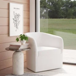 Rhea Swivel Chair In Velvet - Threshold™ -WarmWhisper Store GUEST 2566d17c 831b 436a 8071 a2a329ebfcac