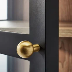 30" Crystal Cove Glass Cabinet Black - Threshold™ Designed With Studio McGee -WarmWhisper Store GUEST 26fa73ea e496 41cb a096 0f669cdcbb99