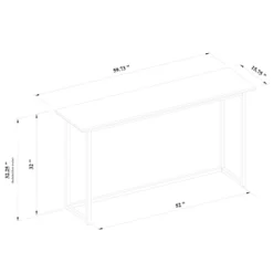 Hidden Hills Mixed Material Console Brown - Threshold™ Designed With Studio McGee -WarmWhisper Store GUEST 2719499f 79d5 46d7 85d0 2d484464afec