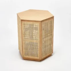 Lomita Rattan Accent Table Natural - Threshold™ Designed With Studio McGee -WarmWhisper Store GUEST 27815fad d8ad 4f13 8215 939a58baf0a2