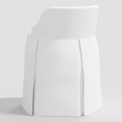 Quin Vanity Chair Twill White - Threshold™ -WarmWhisper Store GUEST 297b7d90 2126 4c56 b7fb 5ad9f71b10dc