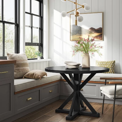 42" Litchfield Round Dining Table - Threshold™ 42" Litchfield Round Dining Table - Threshold™ -WarmWhisper Store GUEST 2a58a4c1 b51b 4ed6 9060 0f7b990cfe75