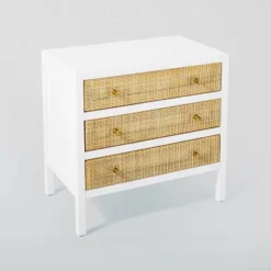 Springville 3 Drawer Nightstand White - Threshold™ Designed With Studio McGee -WarmWhisper Store GUEST 2aec47cc d72c 4c7b bf64 e9ab76b448eb