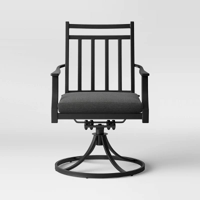 Fairmont 2pk Metal Patio Swivel Rocking Dining Chair - Threshold Fairmont 2pk Metal Patio Swivel Rocking Dining Chair - Threshold -WarmWhisper Store GUEST 2dfe8911 18db 4bd8 9468 586640ee951b