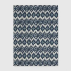 Ikat Outdoor Rug Blue - Threshold™ -WarmWhisper Store GUEST 2eb76a51 0fa1 4fbb a973 e1e32488c7a3