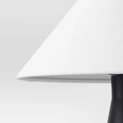 Ceramic Table Lamp With Tapered Shade Black (Includes LED Light Bulb) - Threshold™ -WarmWhisper Store GUEST 2f5353b0 5f4d 45e5 8276 0f240a50e418