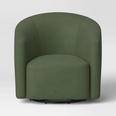 Large Aveline Swivel Chair Olive Velvet - Threshold™ Large Aveline Swivel Chair Olive Velvet - Threshold™ -WarmWhisper Store GUEST 31acca89 1312 4a79 8423 69dd401aaaaa