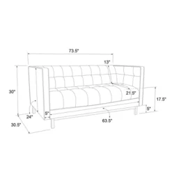 Cologne Tufted Track Arm Sofa Emerald Green - Threshold™ -WarmWhisper Store GUEST 31ad25ce 542f 4418 8d1e 4bd58faa91d3