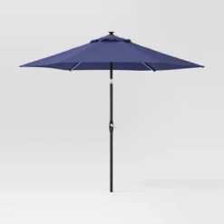 9'x9' Market Solar Patio Umbrella - Black Pole - Threshold™ 5 9'x9' Market Solar Patio Umbrella - Black Pole - Threshold™ -WarmWhisper Store GUEST 32b05271 3989 44d4 89e6 f7888005452b