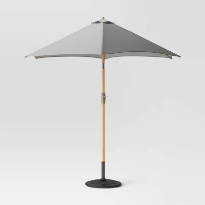 9'x9' Market Patio Umbrella - Light Wood Pole - Threshold™ 9'x9' Market Patio Umbrella - Light Wood Pole - Threshold™ -WarmWhisper Store GUEST 32f5cb95 d51b 4c1f 9ef5 3c229603e181