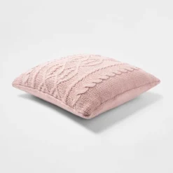 Oversized Cable Knit Chenille Throw Pillow - Threshold™