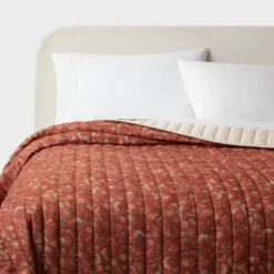 Voile Floral Printed Quilt Bronze - Threshold™ 2 Voile Floral Printed Quilt Bronze - Threshold™ -WarmWhisper Store GUEST 3424c1ce 85b3 40a5 856c d054b1d8f698