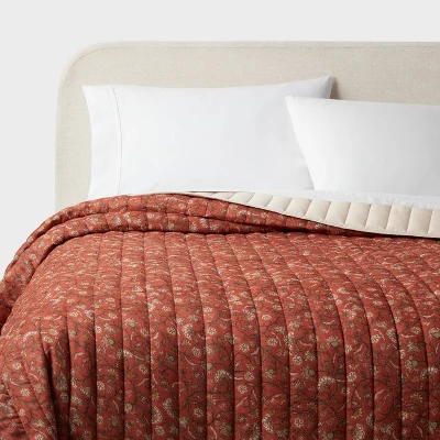 Voile Floral Printed Quilt Bronze - Threshold™ Voile Floral Printed Quilt Bronze - Threshold™ -WarmWhisper Store GUEST 3424c1ce 85b3 40a5 856c d054b1d8f698