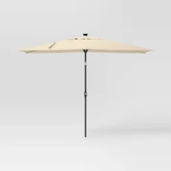 10'x6' Rectangular Solar Market Patio Umbrella - Black Pole - Threshold™ 7 10'x6' Rectangular Solar Market Patio Umbrella - Black Pole - Threshold™ -WarmWhisper Store GUEST 3768e98b 7e0c 4ee3 9a11 4eb37b55a350