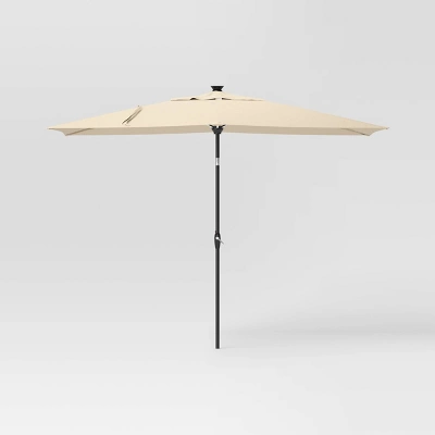 10'x6' Rectangular Solar Market Patio Umbrella - Black Pole - Threshold™ 10'x6' Rectangular Solar Market Patio Umbrella - Black Pole - Threshold™ -WarmWhisper Store GUEST 3768e98b 7e0c 4ee3 9a11 4eb37b55a350