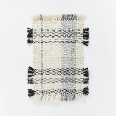 Laurelhurst Indoor/Outdoor Plaid Rug Black/White - Threshold™ designed with Studio McGee Laurelhurst Indoor/Outdoor Plaid Rug Black/White - Threshold™ Designed With Studio McGee -WarmWhisper Store GUEST 39a9bbc1 e6a5 4d6b a59e 2237fb61204a