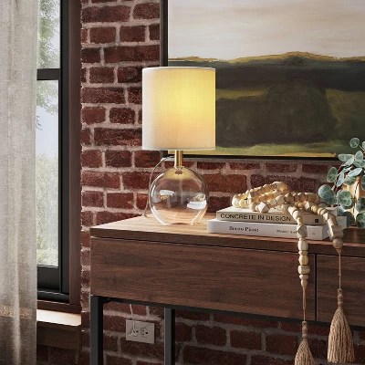 Glass Sphere Mini Table Lamp Clear - Threshold™ Glass Sphere Mini Table Lamp Clear - Threshold™ -WarmWhisper Store GUEST 3b613f4f 1a7d 4133 b0db 6b5e758490ca