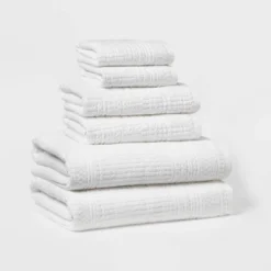 6pc Modern Bath Towels And Washcloths Set - Threshold™ -WarmWhisper Store GUEST 3ef88610 ecb2 46a3 b326 af5218820255