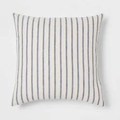 Oversized Cotton Striped Square Throw Pillow - Threshold™ -WarmWhisper Store GUEST 4050bce7 16c7 4025 ba82 489e2d21a624