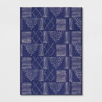 Dot Geo Outdoor Rug Indigo - Threshold™ Dot Geo Outdoor Rug Indigo - Threshold™ -WarmWhisper Store GUEST 40746daa a8ce 441e a353 0229f506952e