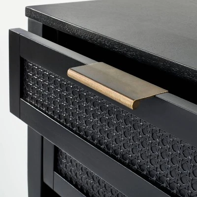 East Bluff 2 drawers Woven Accent Table Black - Threshold™ designed with Studio McGee East Bluff 2 Drawers Woven Accent Table Black - Threshold™ Designed With Studio McGee -WarmWhisper Store GUEST 42e77654 e6d8 43bd 9f8b 688c84d09d27